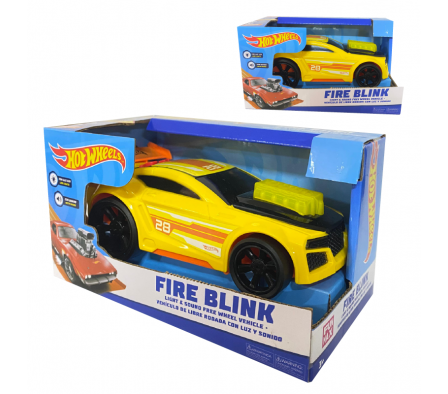 VEHICULO FREE WHEEL LUZ & SONIDO HOT WHEEL DYNAMIC CAR 18CM 