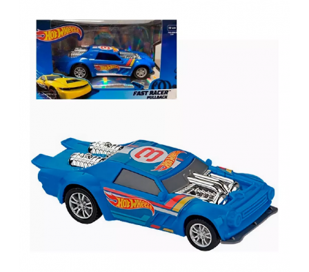 HOT WHEELS VEHICULO PULLBACK 13CM
