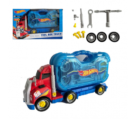 VEHICULO LUZ & SONIDO HOT WHEELS TOOL TRUCK 38CM