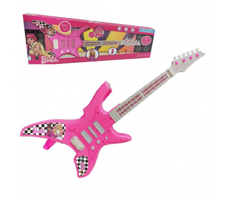 MUSICALES BARBIE GUITARRA GRANDE CON LUZ Y SONIDO