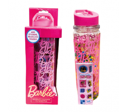 BARBIE DECORA TU BOTELLA DE AGUA