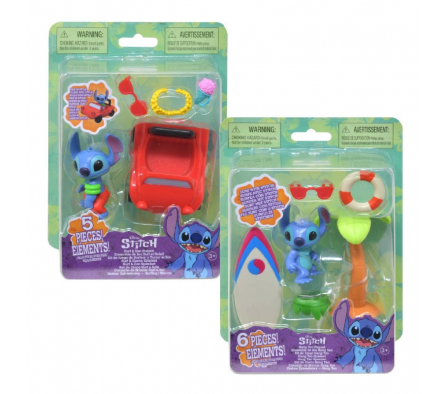 Figuras Stitch con accesorios