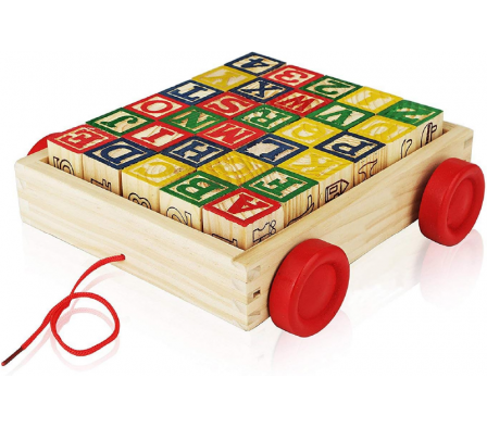 Little Tikes Wooden ABC Blocks Wagon