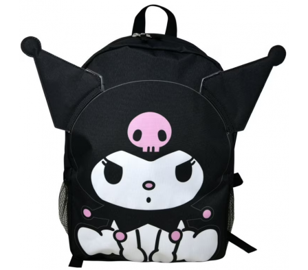 Hello Kitty Kuromi Mochila Front Body 16pulg