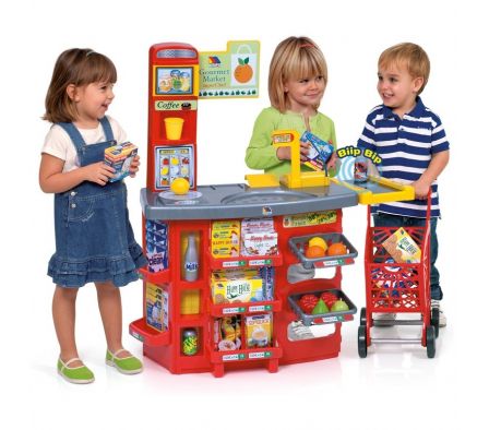 MOLTO JGO DE SUPERMERCADO CON CARRITO