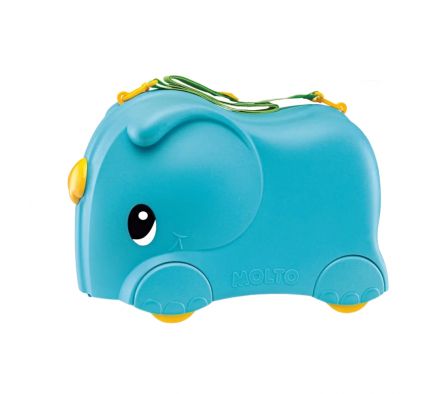 2EN1 MALETA Y CORREPASILLO ELEFANTE AZUL