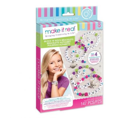 Make It Real Pulseras  con dijes Block N Rock