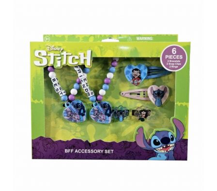 Stitch set con accesorios 6 pzas
