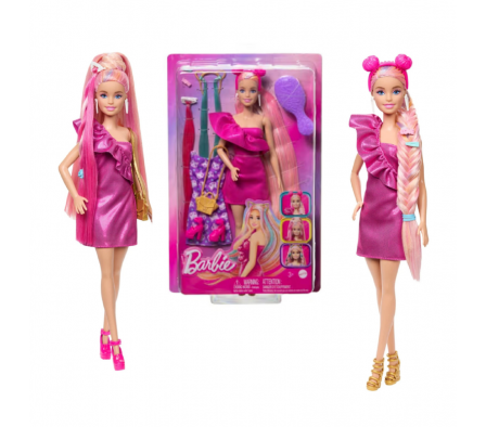 BARBIE MUÑECA TOTALLY HAIR ARCOÍRIS EXTRA LARGO