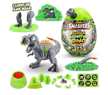 HUEVO DE DINOSAURIO SMASHERS SERIE 6 MEGA JURASSIC