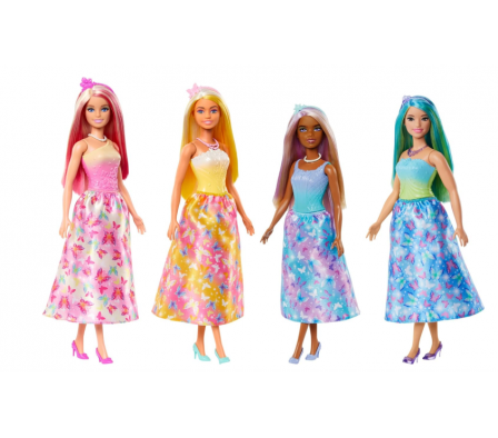 Barbie Muñeca con pelo rosa y rubio
