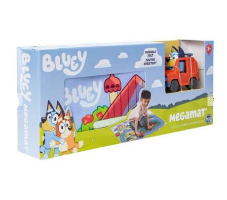 Bluey mega alfombra con juguete