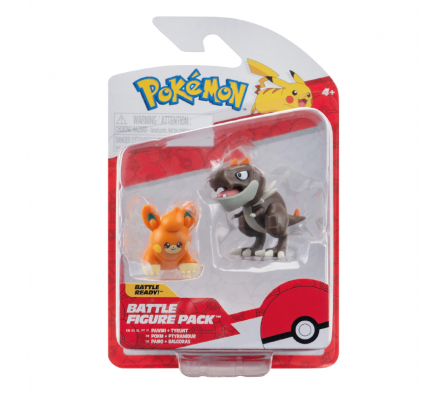 Jazwares Pokémon battle fig. Tyrunt + Pawmi