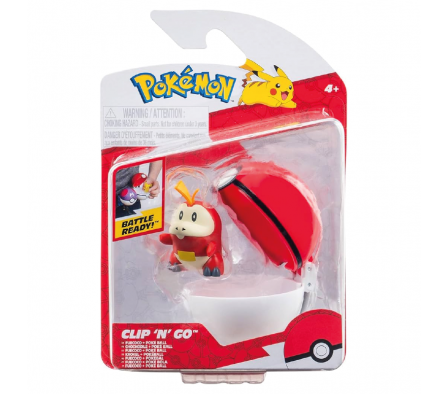 Jazwares Pokémon Clip N Go Fuecoco + Poké Ball