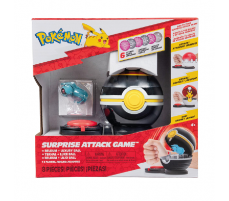 Jazwares juego Pokémon Surprise Attack Beldum + Lu
