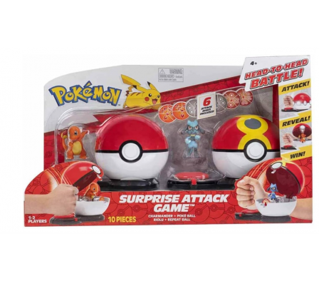 Jazwares juego Pokémon Surprise Attack Croagunk +
