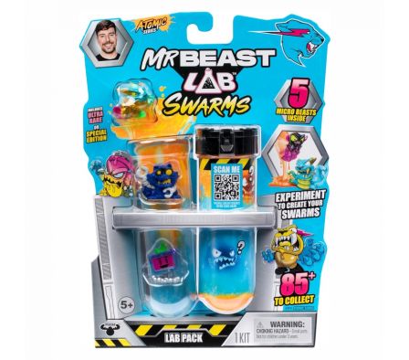 MrBeast Lab: Atomic Swarms, Tubo x 5 Figuras