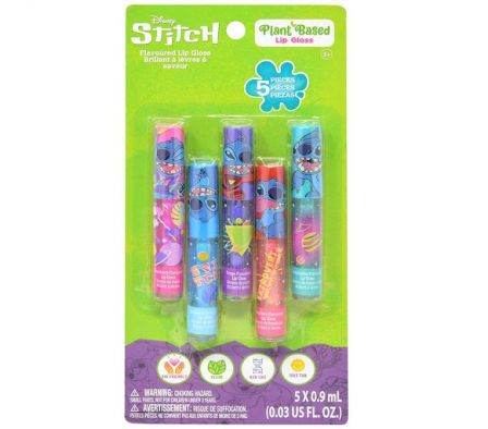 Stitch Set de 5 brillos para labios