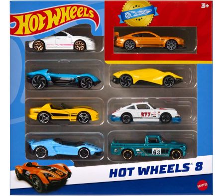  Hot Wheels pack x 8 autos