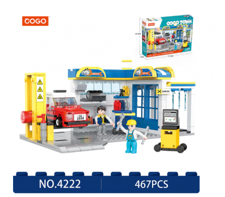 Cogo City Taller de vehiculos 425 Pzas