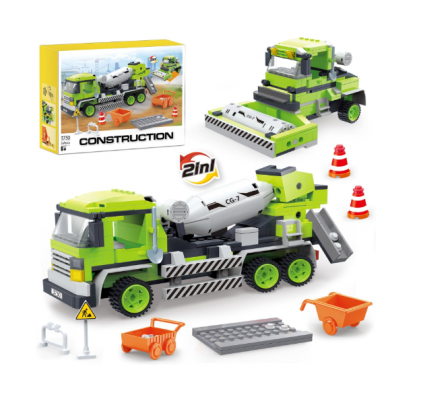 Cogo Construction Series camion mezclador 369Pzas