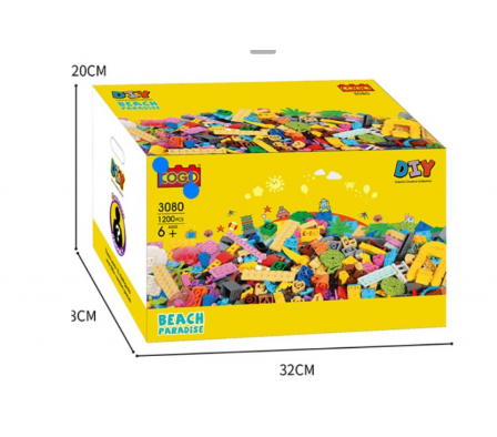 Cogo bloques clásicos 1200 Pzas