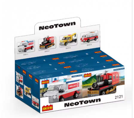 Cogo City Vehículos exhibidor x 8