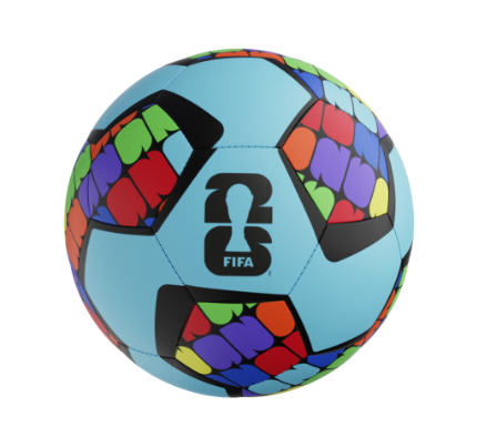 PELOTA NRO 5 MUNDIAL 2026 CLASSIC - TURQUESA
