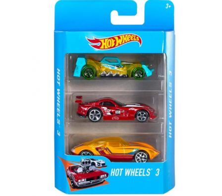 Hot Wheels Pack x 3 autos ( surtidos)