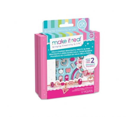 Make It Real Pulseras con dijes Halo: Pretty In Pi