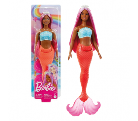 BARBIE ENSUEÑO SIRENAS CON CABELLO DE COLORES