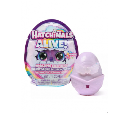 Huevo Gigante Hatchimals Alive con Peluche Interac