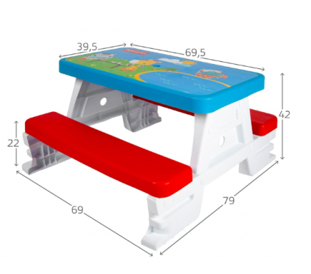 FISHER PRICE MESA DE PICNIC