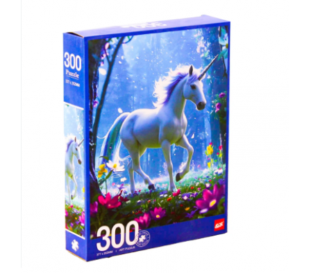 Puzzle 300 pzas - Unicornio blanco