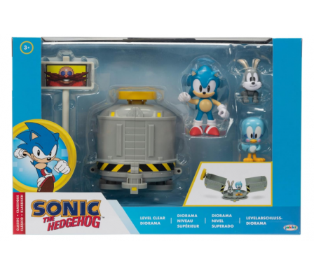 Jakks Sega Sonic Diorama de nivel completado