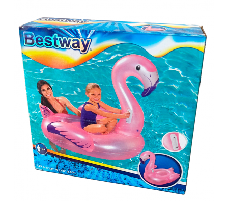 'Flotador Inflable Flamenco 127x127cm. Bestway